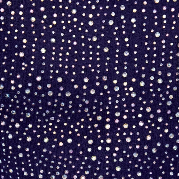 ZARA Knit Blue Jeweled Sweater - Picture 5 of 5